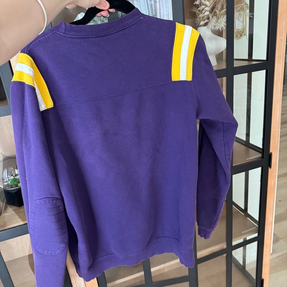 Vintage LSU Champions Crewneck Tigers Sweatshirt SEC Heritage embroidered patch - Picture 7 of 11